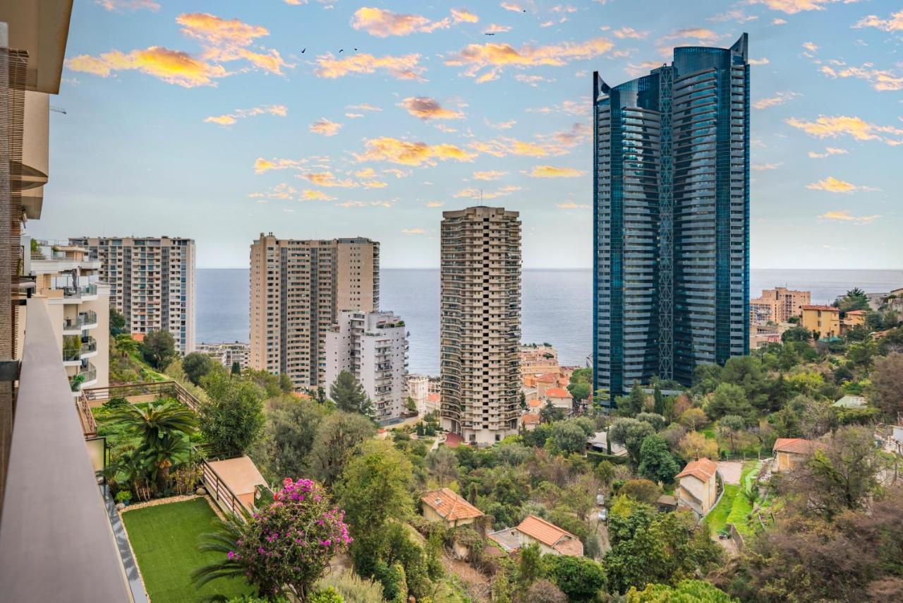 5Mn Monaco - Vue Mer - Parking - Piscine - Bb ボーソレイユ エクステリア 写真