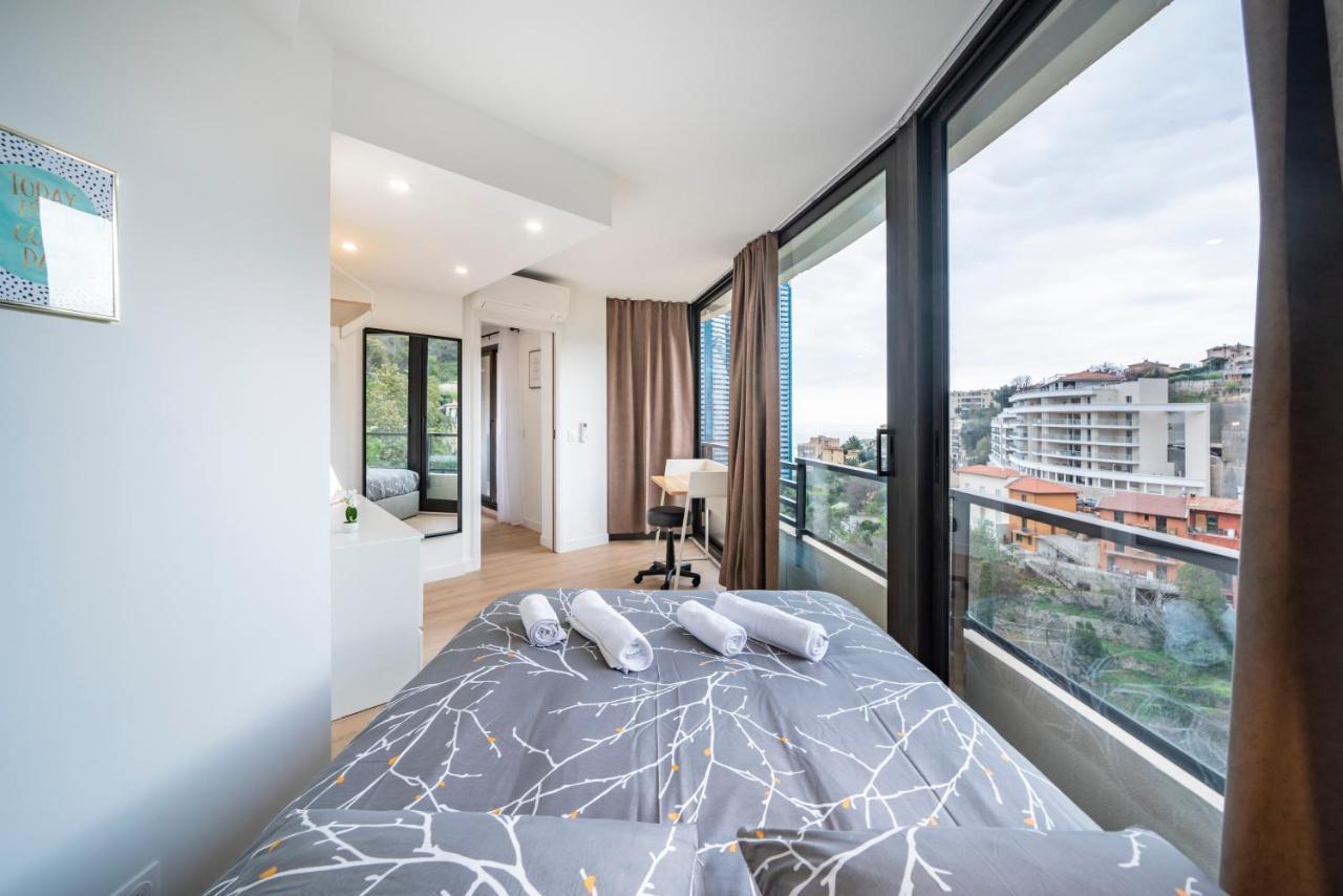 5Mn Monaco - Vue Mer - Parking - Piscine - Bb ボーソレイユ エクステリア 写真