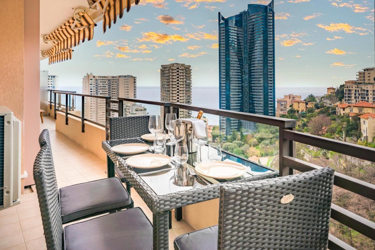 5Mn Monaco - Vue Mer - Parking - Piscine - Bb ボーソレイユ エクステリア 写真