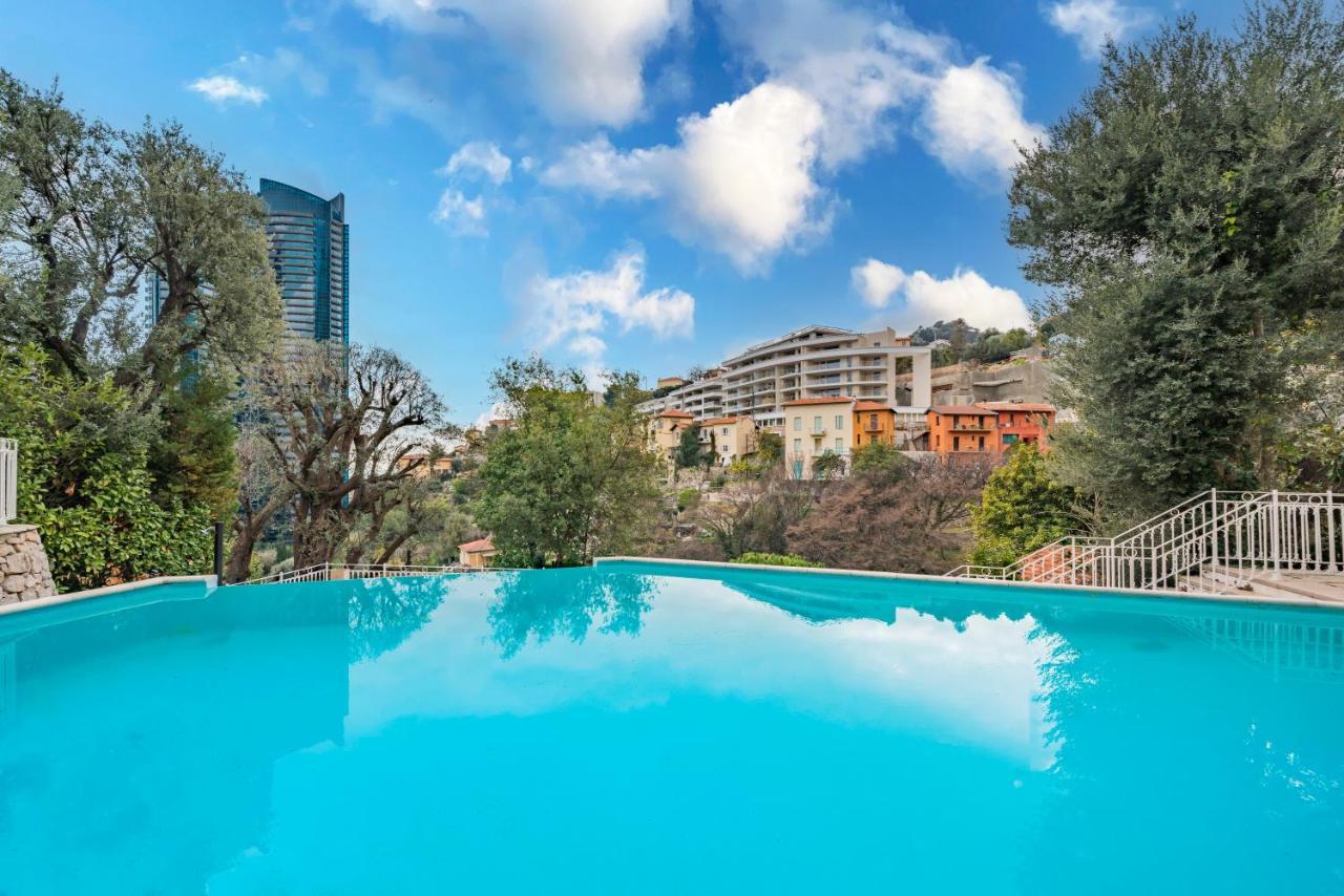 5Mn Monaco - Vue Mer - Parking - Piscine - Bb ボーソレイユ エクステリア 写真